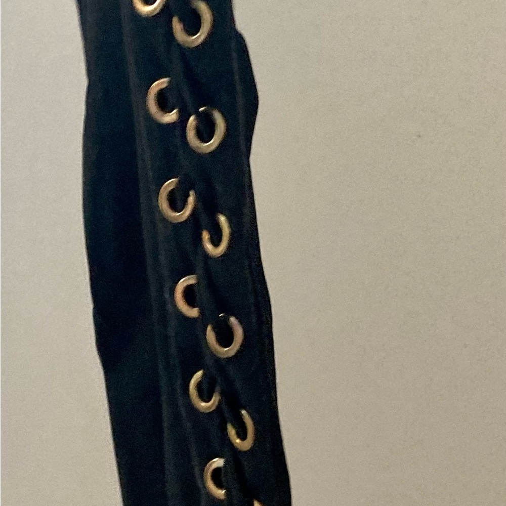 NWOT BLACK STRECH PANTS, LEGGINGS